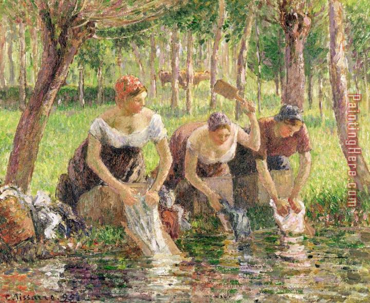 Camille Pissarro The Washerwomen